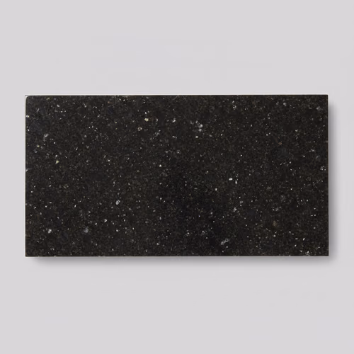 Black granite countertop