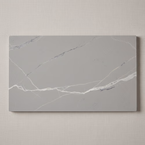 Grey veined countertop
