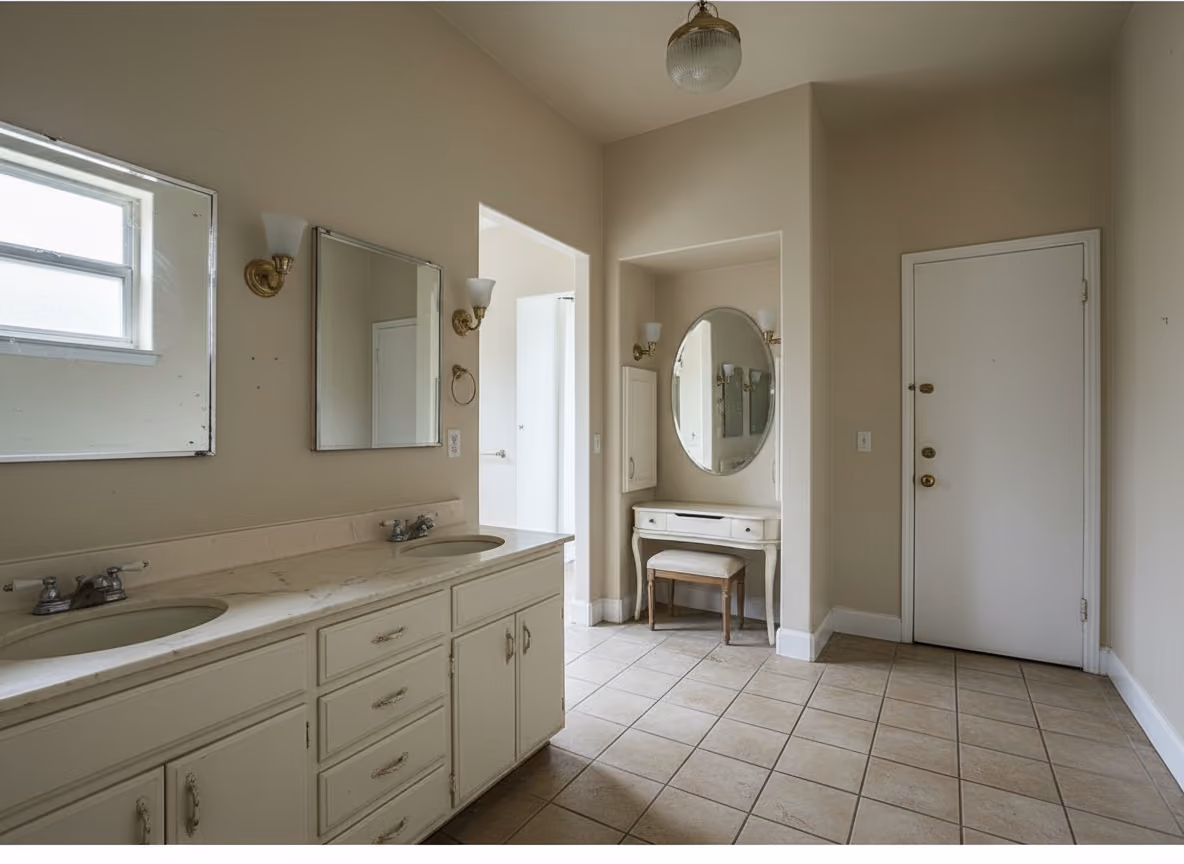 Bathroom before renovation