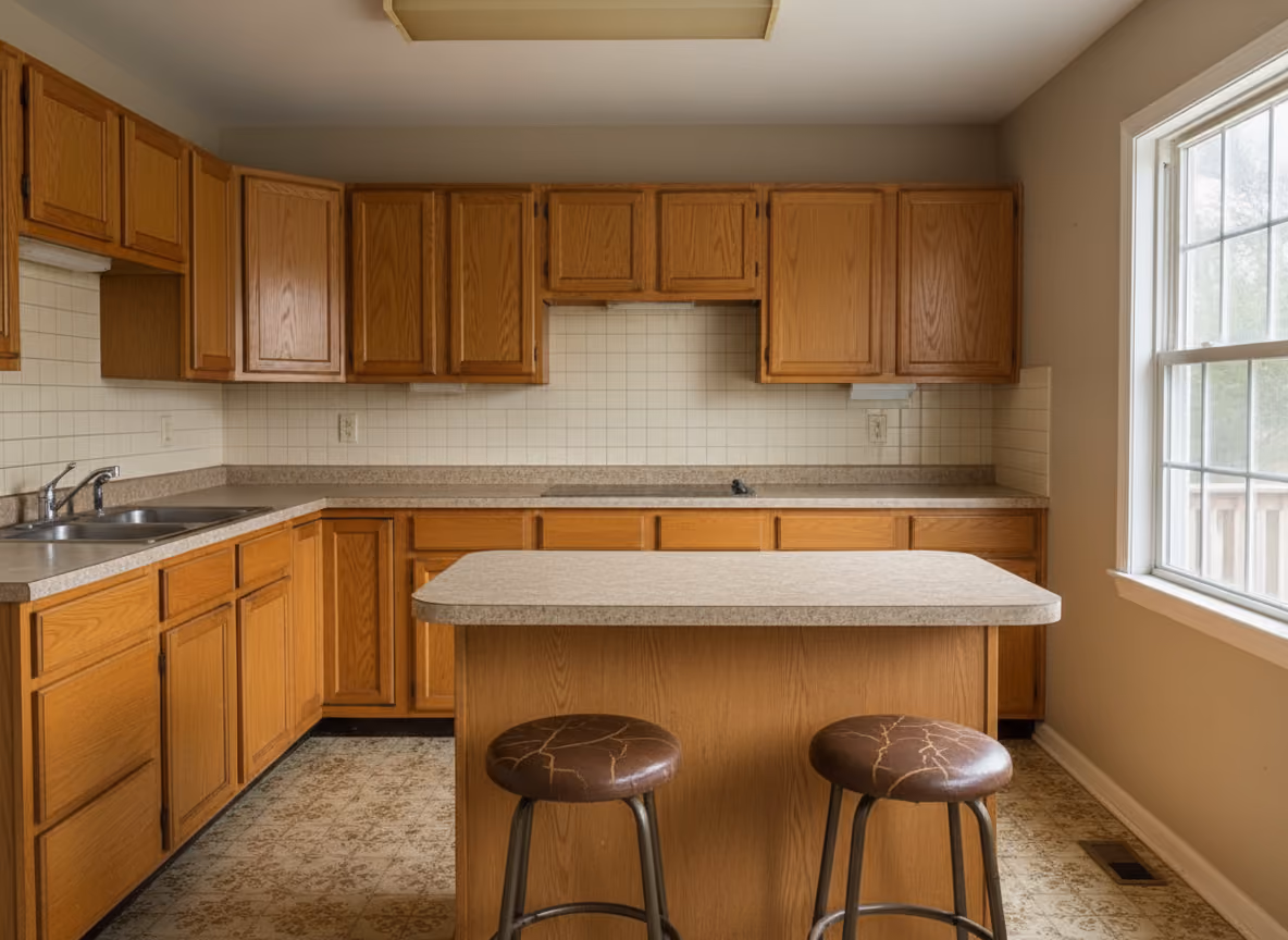 Kitchen before renovation
