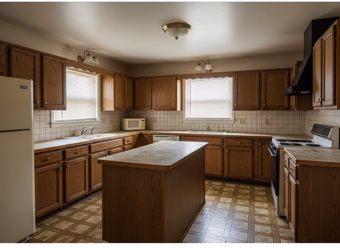 Kitchen before renovation