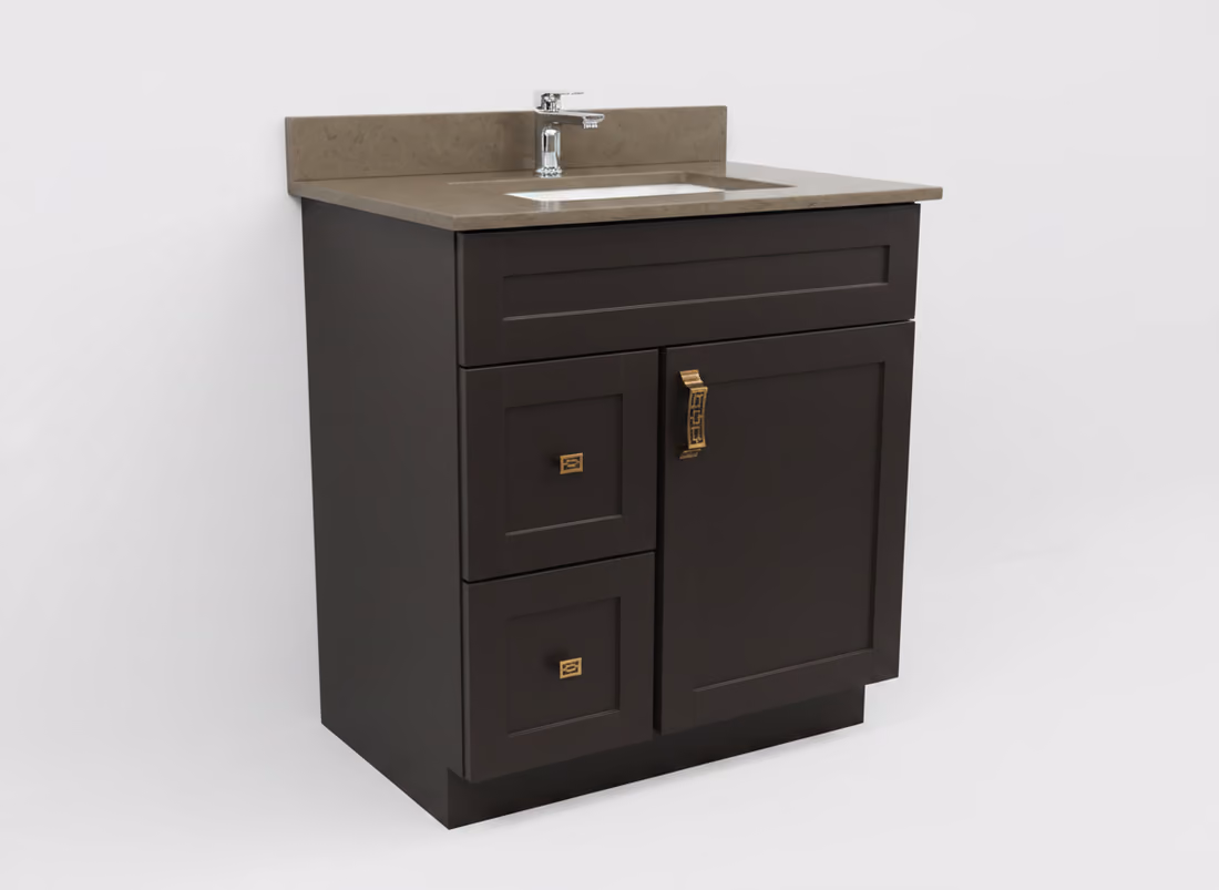 Charcoal Shaker vanity