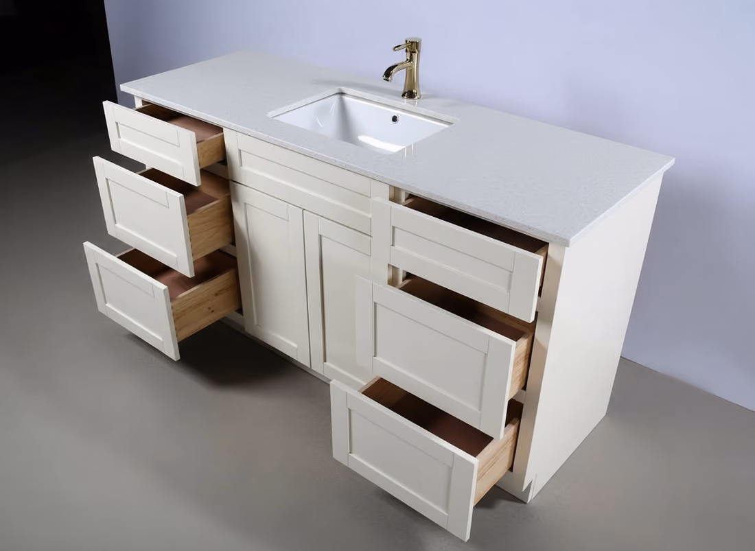 Ivory Shaker vanity