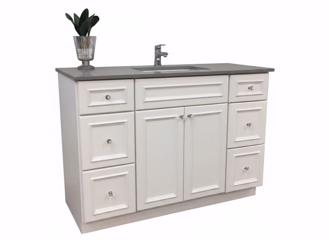 White Classic vanity